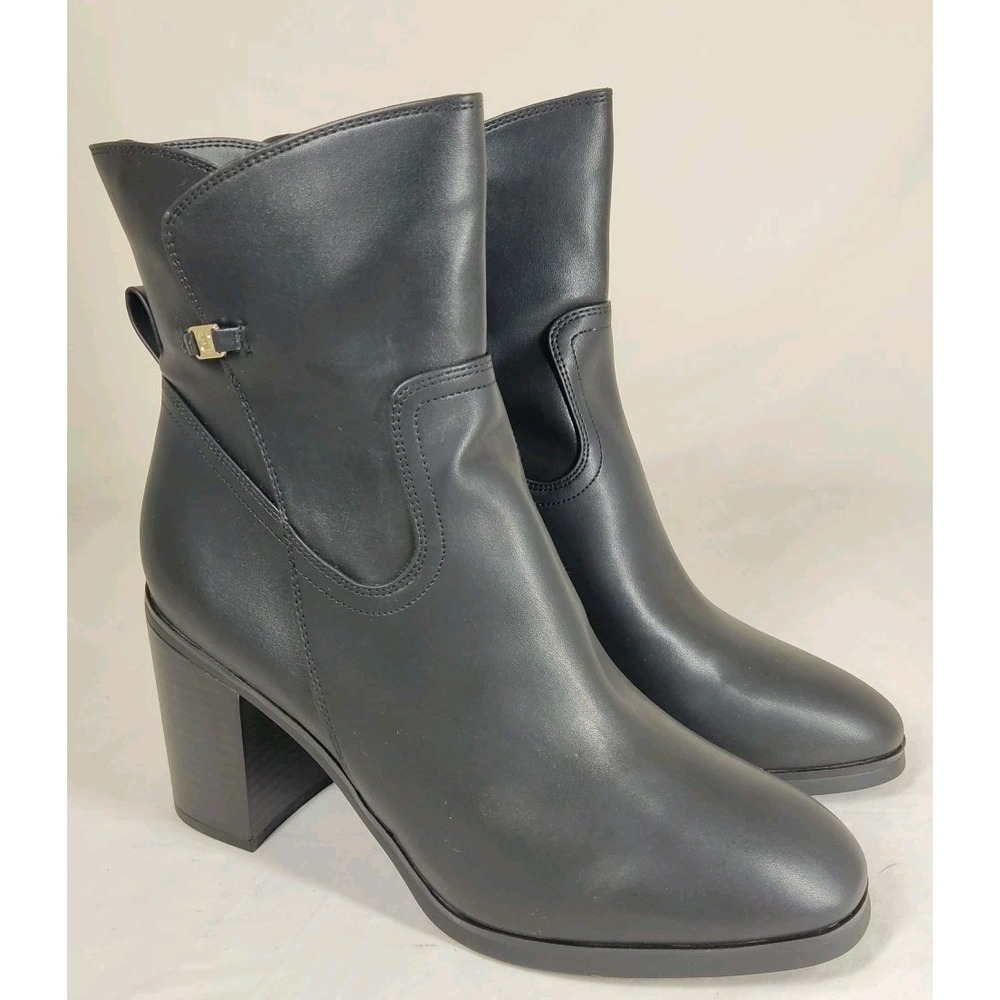 Giani Bernini Women's Olaa Faux Leather Booties –‎ Black, Size 10M